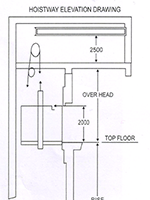 Hoistway Elevation Drawing