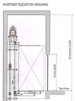 Hoistway Elevation Drawing
