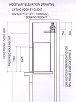 Hoistway Elevation Drawing