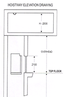 Hoistway Elevation Drawing