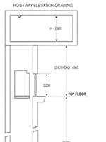 Hoistway Elevation Drawing